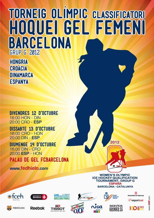 , Barcelona, sede del primer Preolímpico del hockey hielo femenino español, Real Federación Española Deportes de Hielo